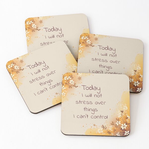 Item preview, Today I will not stress over things that I cannot control designed and sold by EmeraldeaArt.