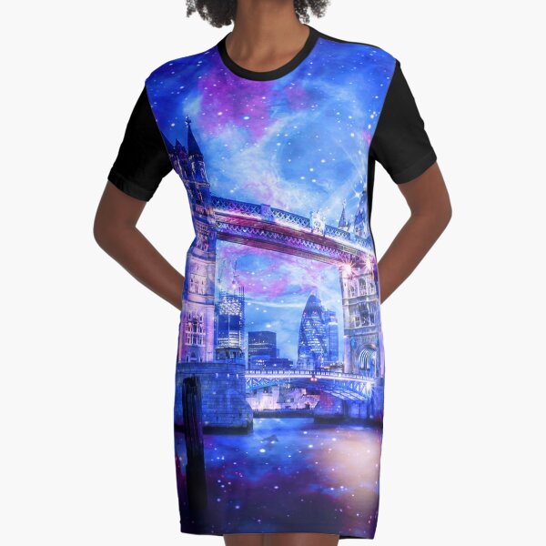 Lover’s London Dreams Graphic T-Shirt Dress