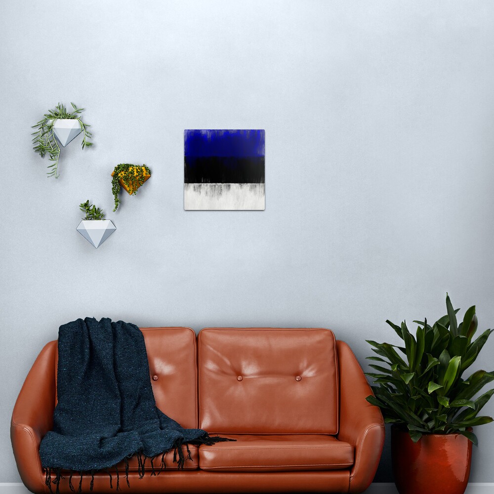 Estonia Flag Reworked No. 1, Series 2 Metal Print