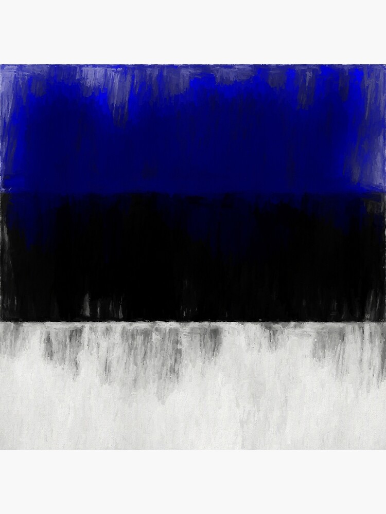 Estonia Flag Reworked No. 1, Series 2 by 8th-and-f