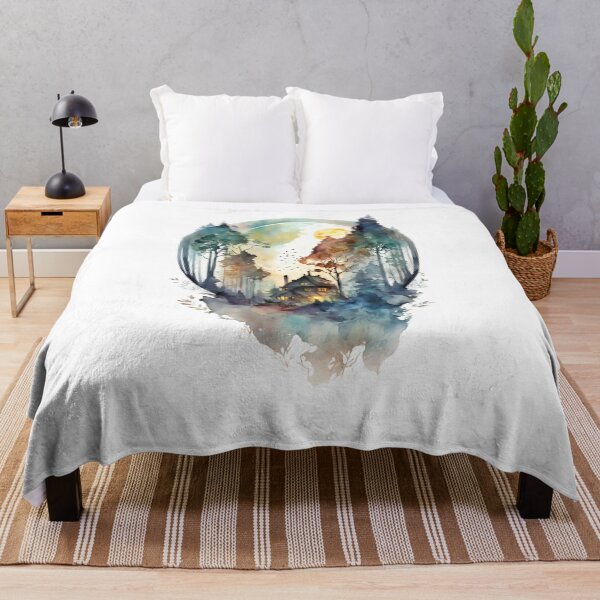 Item preview, Cozy forest house surrounded with trees 6 designed and sold by SMCLN.