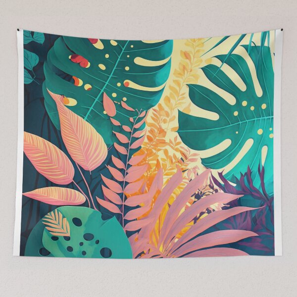 Item preview, colorful jungle designed and sold by MckennaiiShop.