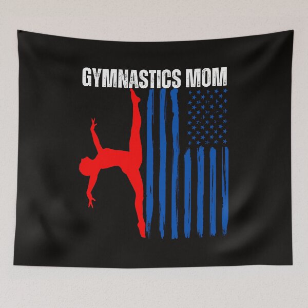 Item preview, Gymnastics Mom American Flag USA Cute Mom Gymnast Mother Day  designed and sold by Sarah38.