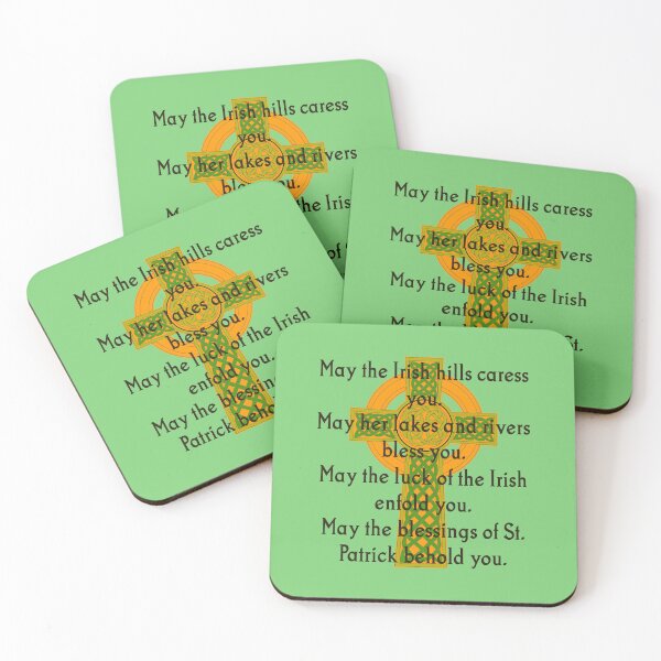 Item preview, May The Irish Hills Caress You - Irish Quote  designed and sold by CrankyOldDude.
