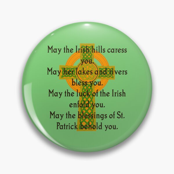 Item preview, May The Irish Hills Caress You - Irish Quote  designed and sold by CrankyOldDude.