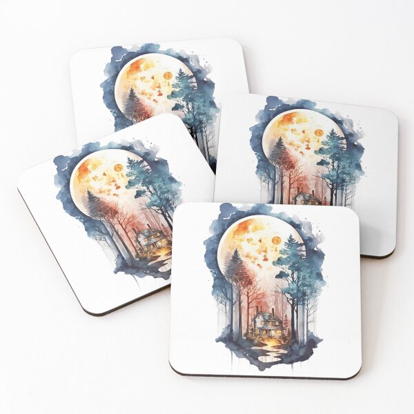 Item preview, Cozy forest house surrounded with trees 7 designed and sold by SMCLN.