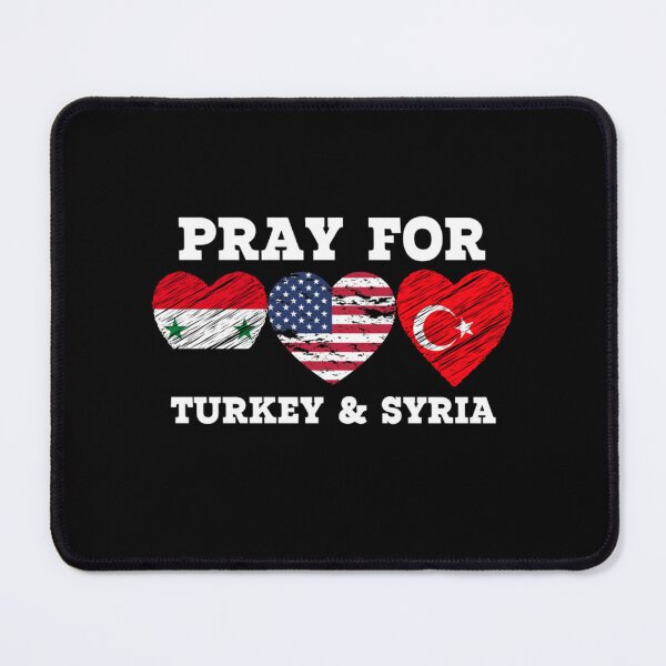Item preview, Pray For Turkey And Syria Flag designed and sold by ChesterGolson.