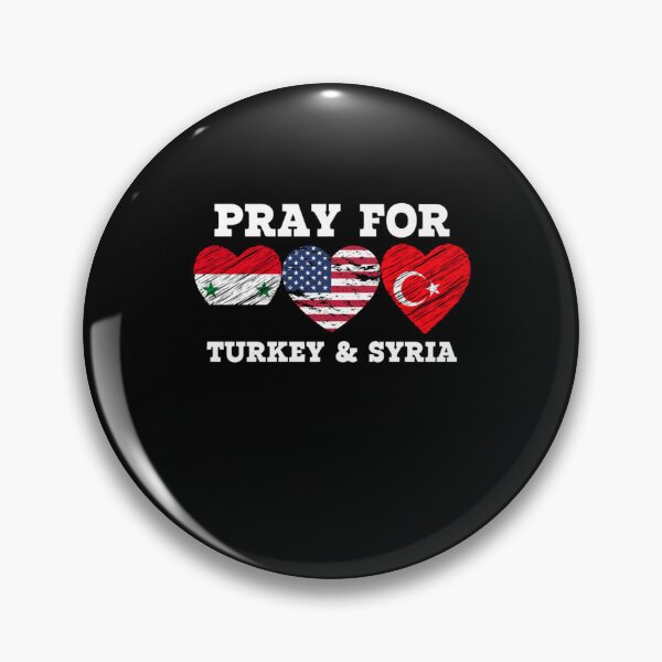 Item preview, Pray For Turkey And Syria Flag designed and sold by ChesterGolson.