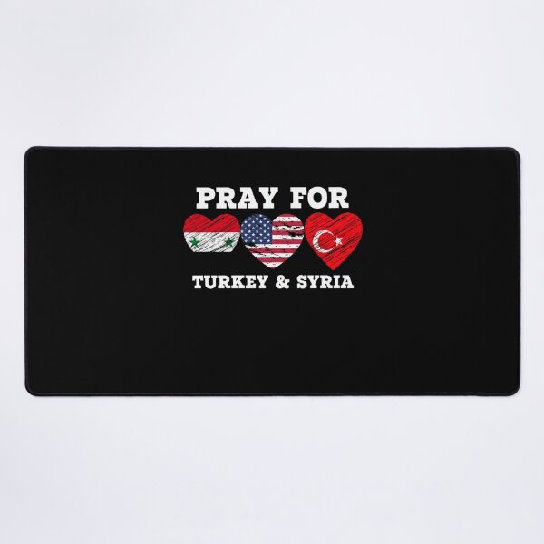 Item preview, Pray For Turkey And Syria Flag designed and sold by ChesterGolson.
