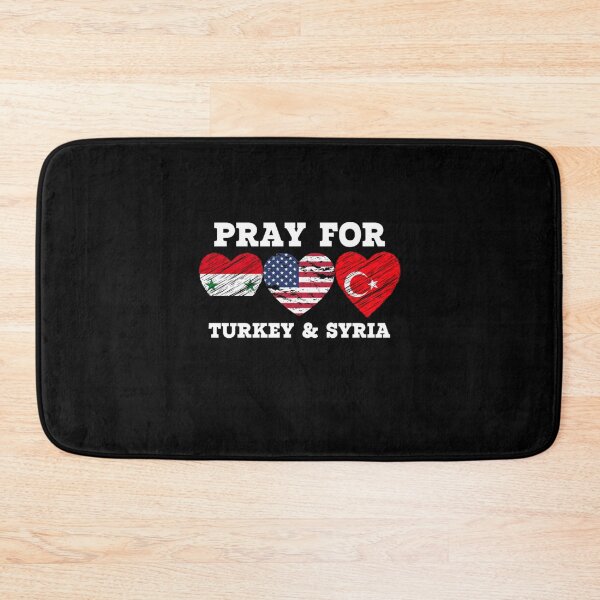 Item preview, Pray For Turkey And Syria Flag designed and sold by ChesterGolson.