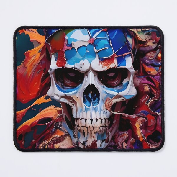 Item preview, Psychedelic Skull #37 designed and sold by mrbribe.