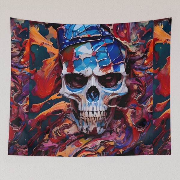 Item preview, Psychedelic Skull #37 designed and sold by mrbribe.