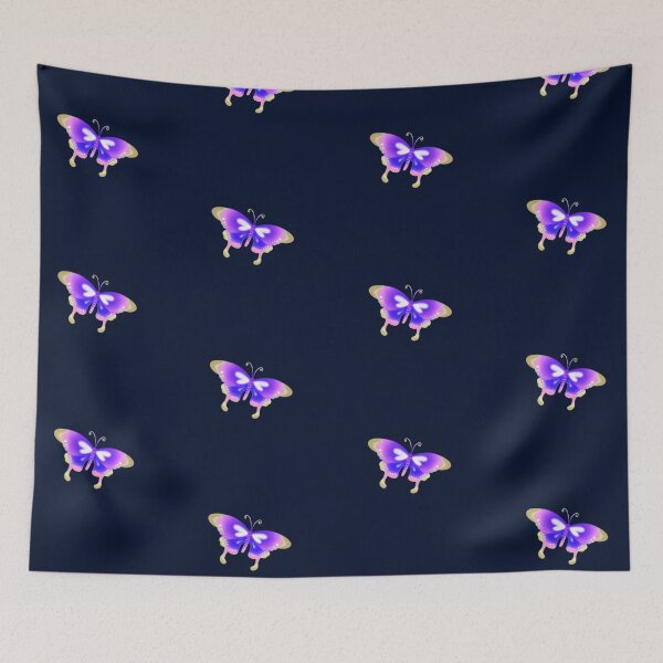 Aperçu de l'œuvre Beautiful gradual color purple and yellow butterfly créée et vendue par UnaWu533.