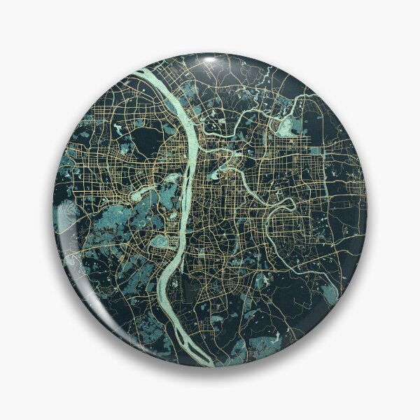Item preview, Changsha City Map of Hunan, China - Summer designed and sold by deMAP.
