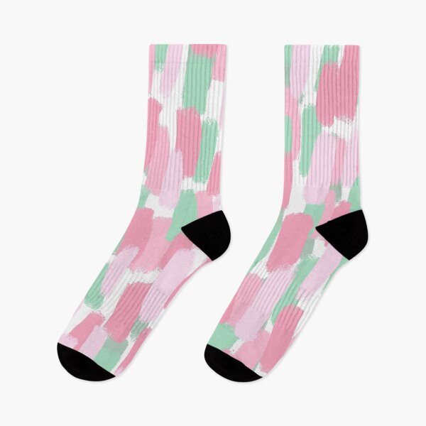 Item preview, Pastel Green and Pink Paint Brush Effect designed and sold by OneThreeSix.