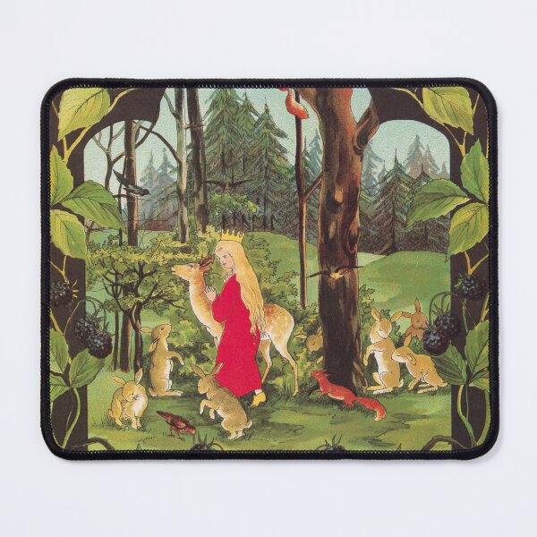 Item preview, Princess and Forest Animals Sibylle Von Olfers designed and sold by Deannaboh.