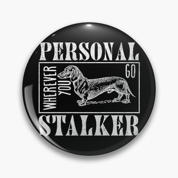 Item preview, Personal Stalker Dachshund Retro designed and sold by Hic21.