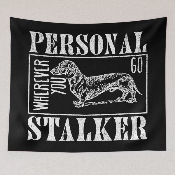 Item preview, Personal Stalker Dachshund Retro designed and sold by Hic21.