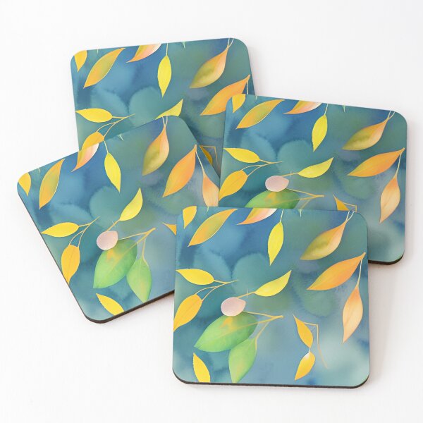 Item preview, Watercolors leaves-AI design designed and sold by Monlin.