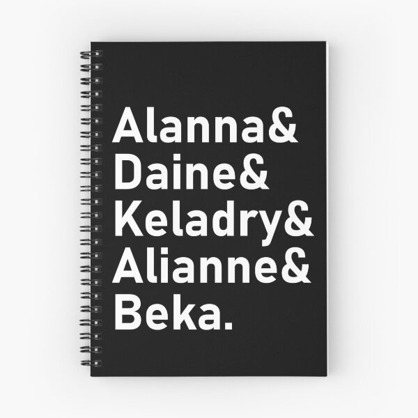 Item preview, Tortall Heroine List of Names - White designed and sold by Embyr Rose.