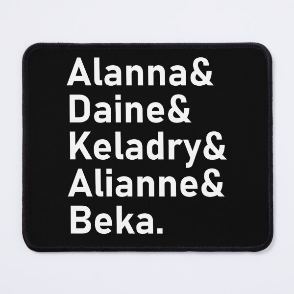 Item preview, Tortall Heroine List of Names - White designed and sold by Embyr Rose.