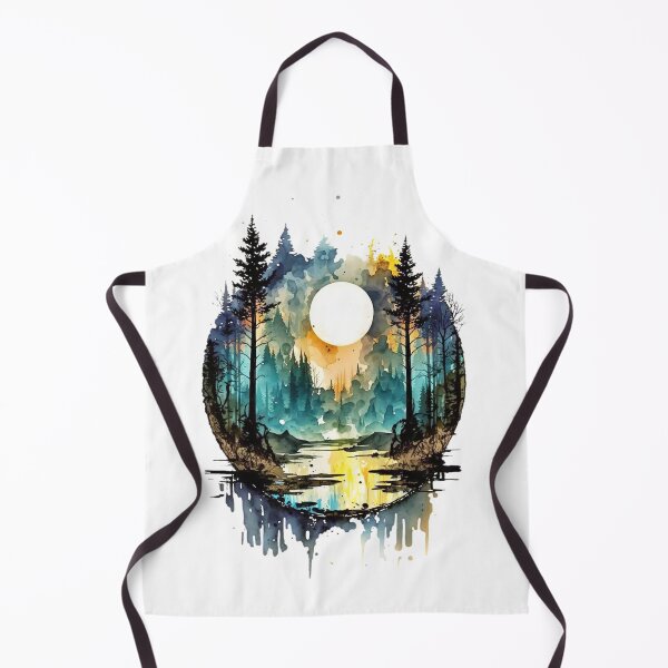 Item preview, Mountain lake surrounded with trees - 1 designed and sold by SMCLN.