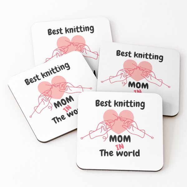 Item preview, best knitting mom in the world designed and sold by smilup.