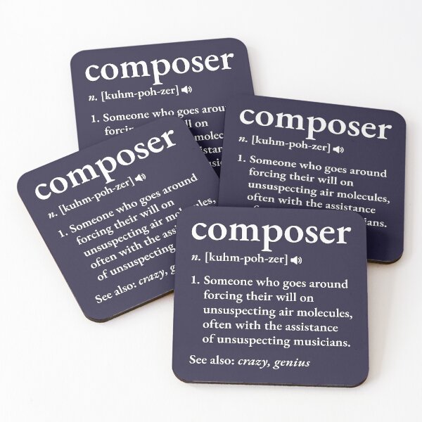 Item preview, Composer Definition Meaning Funny Musician Classic T-Shirt designed and sold by SyzygyCreative.