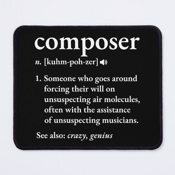 Item preview, Composer Definition Meaning Funny Musician Classic T-Shirt designed and sold by SyzygyCreative.