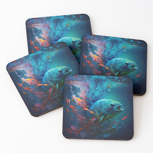 Item preview, a painting of a fish in the water designed and sold by Denzel002.