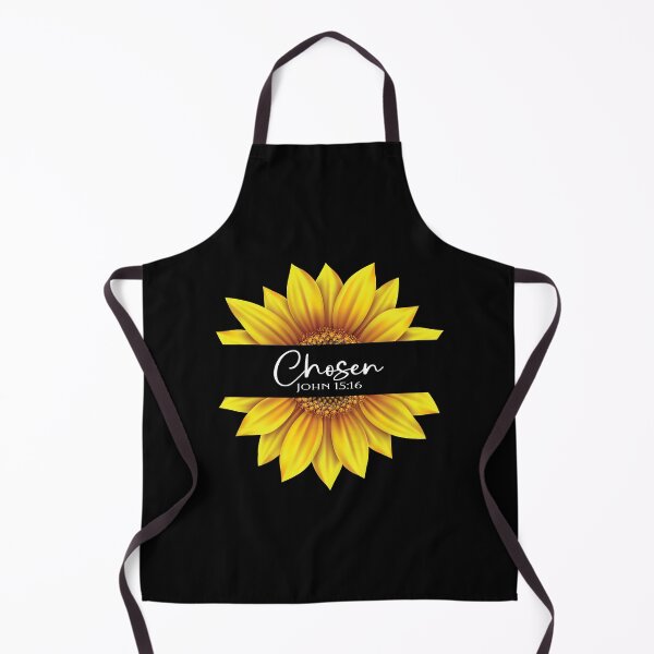 Item preview, Christian Sunflower design - I am Chosen - John 15:16 designed and sold by simplydesignart.