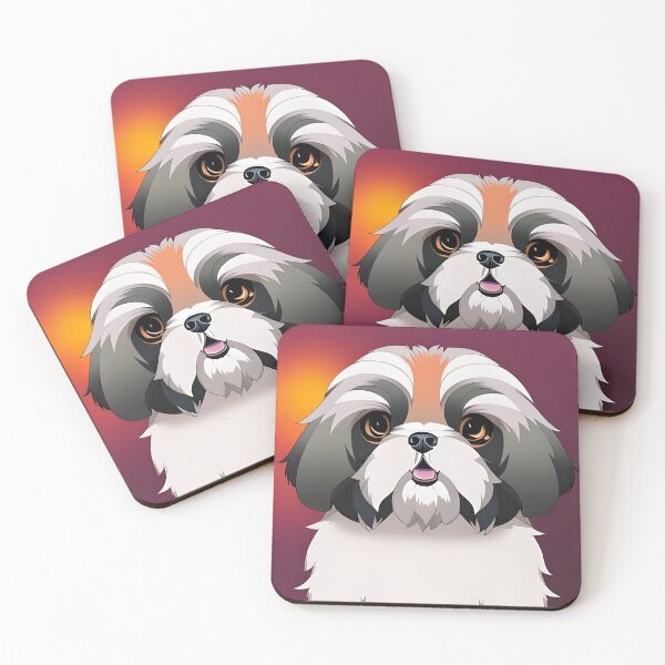 Item preview, Cute Shih Tzu Puppy, cartoon drawing, Ai Generated Art  designed and sold by ACC .