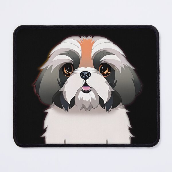 Item preview, Cute Shih Tzu Puppy, cartoon drawing, Ai Generated Art designed and sold by ACC .