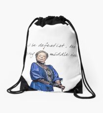 Defeatist Drawstring Bag