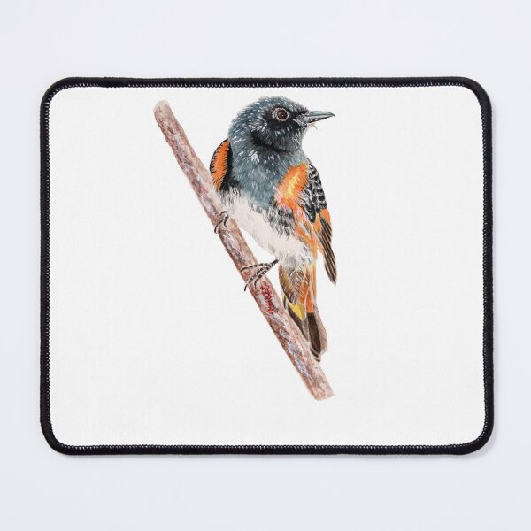 Item preview, American Redstart Bird in Watercolour designed and sold by BirdsNatureArt.