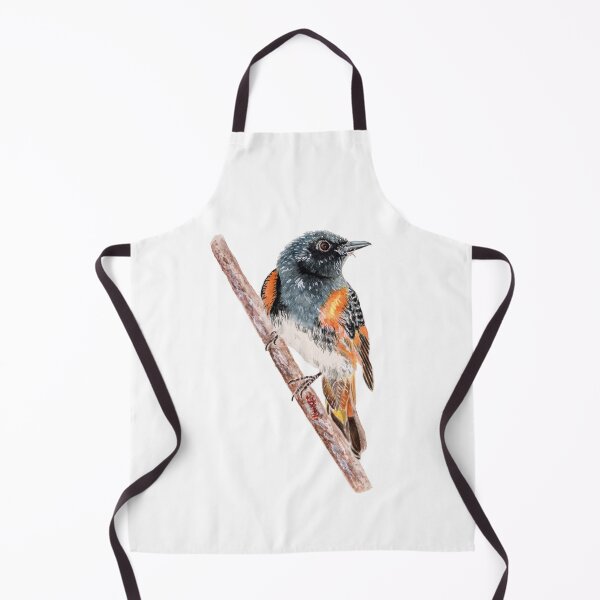 Item preview, American Redstart Bird in Watercolour designed and sold by BirdsNatureArt.
