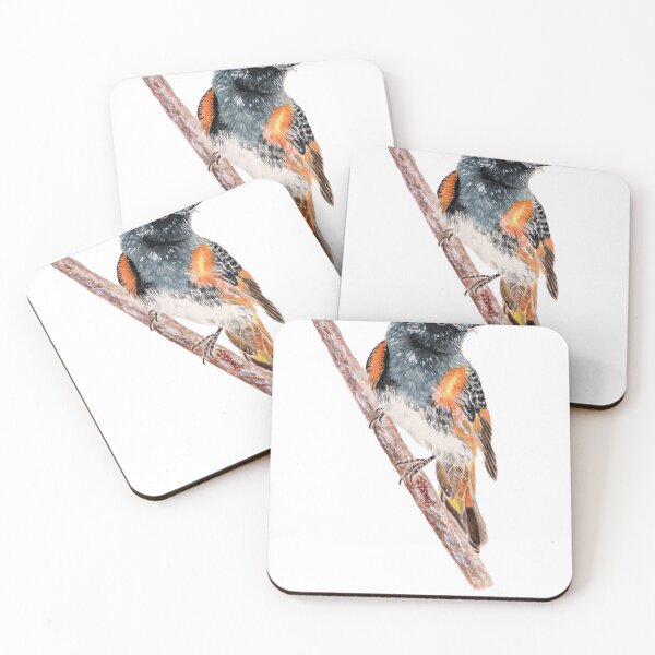 Item preview, American Redstart Bird in Watercolour designed and sold by BirdsNatureArt.