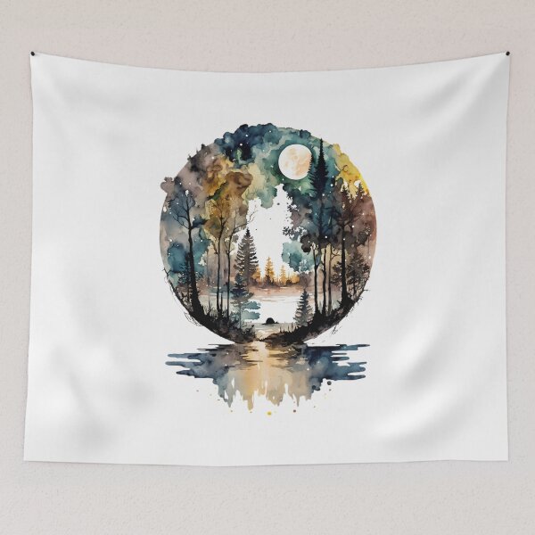 Item preview, River in the forest - 1 designed and sold by SMCLN.