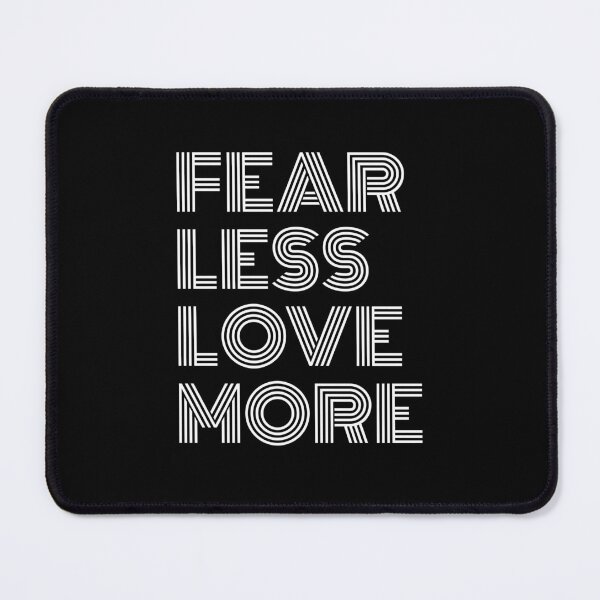 Item preview, Fear Less Love More Inspirational Quote Design Faith in Humanity designed and sold by ZenDesigner.