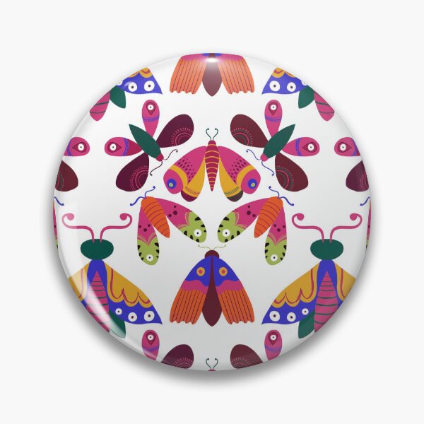 Item preview, Multicolour butterflies multicolour moths bright designed and sold by Kimmygowland.