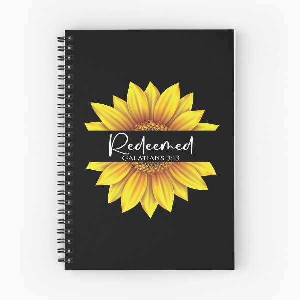 Item preview, Christian Sunflower design - I am Redeemed - Galatians 3:13 designed and sold by simplydesignart.
