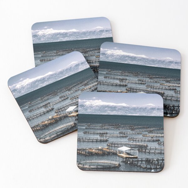 Item preview, Fish Farm Corfu Greece Art Print nickbrayimages designed and sold by nickbrayimages.