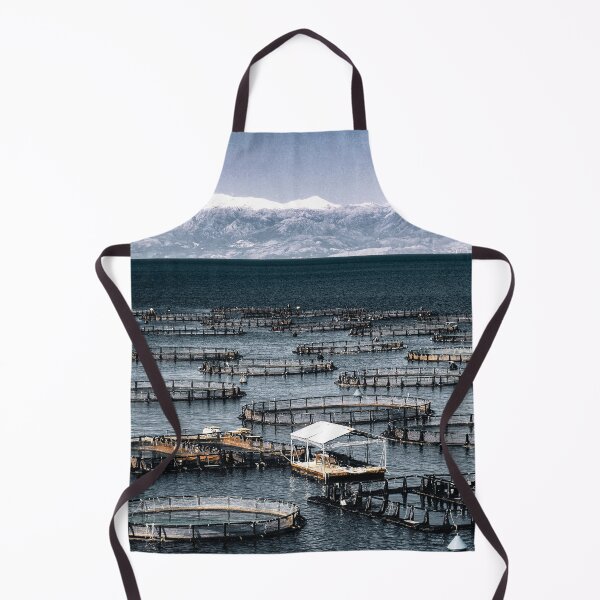 Artikelvorschau, Fischfarm Korfu Griechenland Kunstdruck nickbrayimages entworfen und verkauft von nickbrayimages.