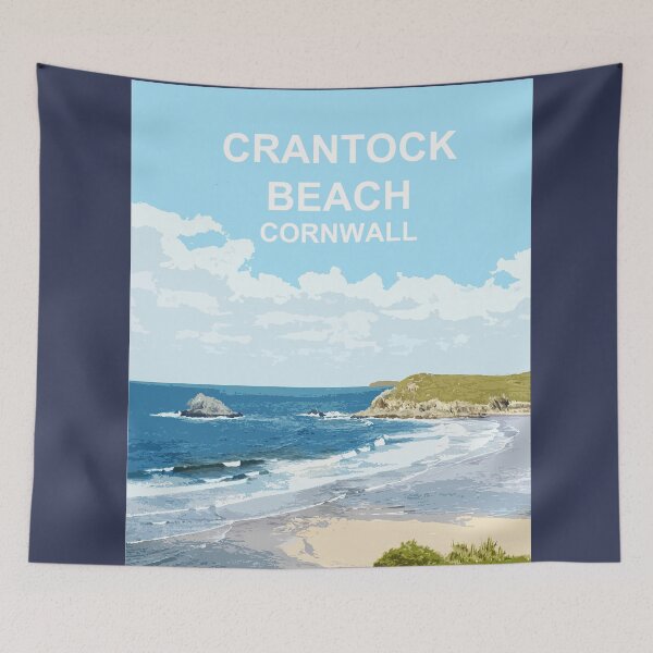 Item preview, Crantock Beach Cornwall. Cornish gift. Kernow landscape designed and sold by BarbaraGlebska.