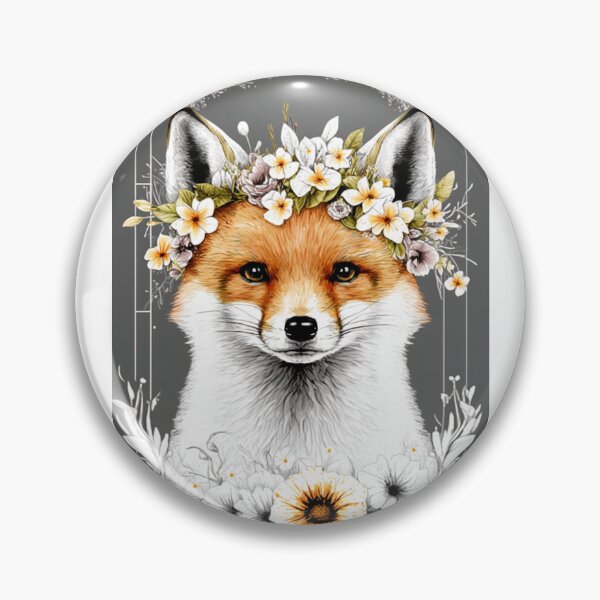 Item preview, Cute fox designed and sold by ShopLeilaArt.