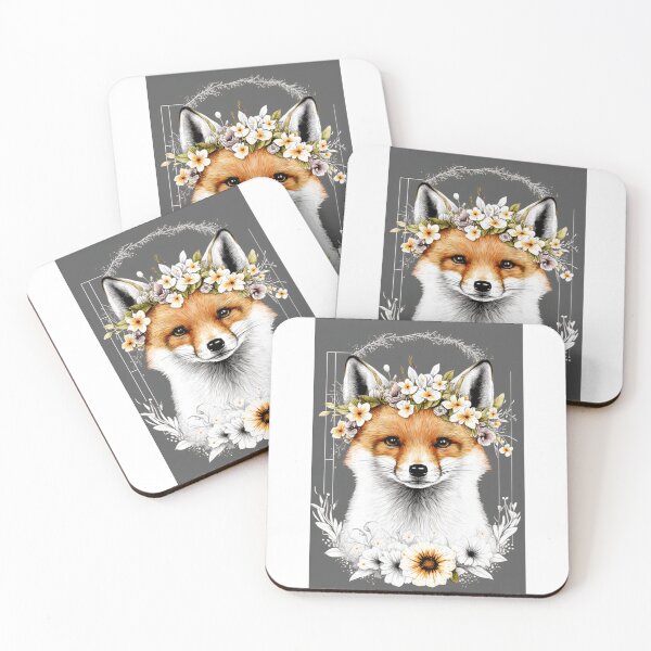 Item preview, Cute fox designed and sold by ShopLeilaArt.
