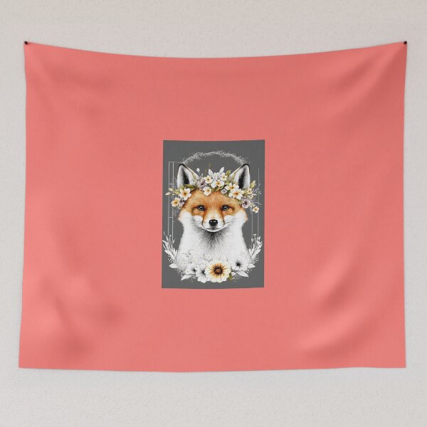 Item preview, Cute fox designed and sold by ShopLeilaArt.