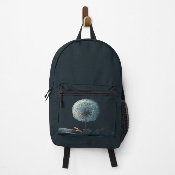 Item preview, A frozen blossoming dandelion winter painting designed and sold by EmeraldeaArt.