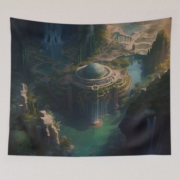 Item preview, 13 - Atlantean Colonies Inner Earth Ethereal designed and sold by StarbuckLight.