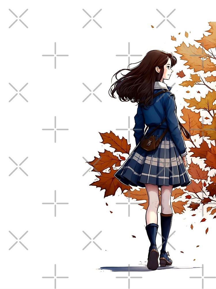 Anime Girl Walking Clip Art Image - ClipSafari